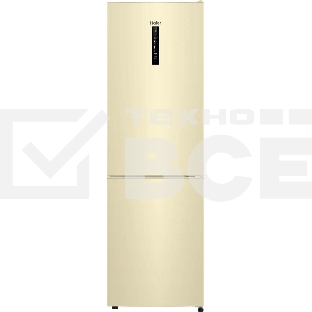 Холодильник Haier CEF536CCG бежевый двухкамерный 240/105 л морозилка снизу, No Frost
