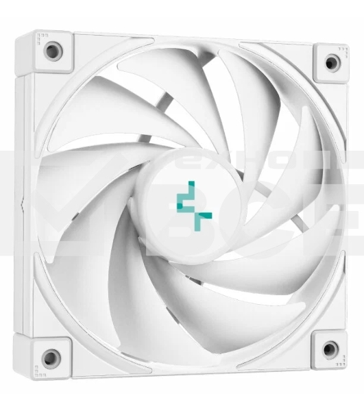 Кулер для процессора DEEPCOOL AG400 DIGITAL WH белый, 120 мм, алюминий/медь, 2100 об/мин, 31.6 дБ, 4 pin, 220 Вт, 152.7 мм