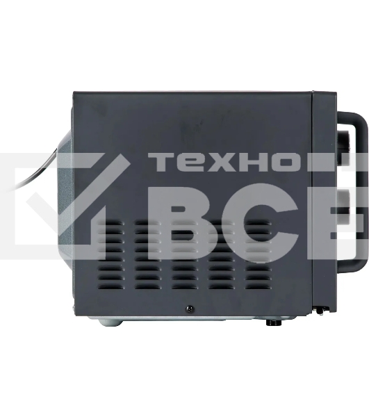 Микроволновая печь Polaris PMO 2001 RUS графитовый, 20 л, 700 Вт, переключатели - поворотный механизм