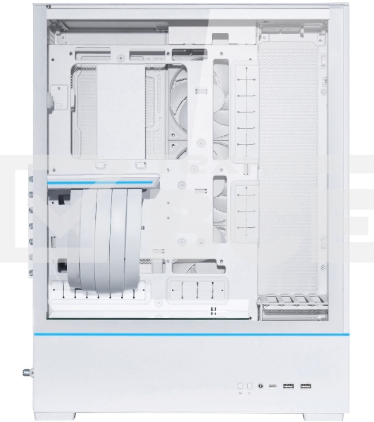 Корпус Lian Li SUP01W / White / 3 x 120mm PWM Fan / PCIe4.0 Riser Cable / Mid-Tower, TG / G99.SUP01W.R0