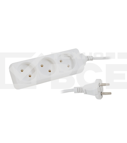 Бытовой удлинитель СТАРТ С/У S 3x3 --20dg