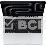 Ноутбук APPLE MacBook Pro 14 Silver (M3/8Gb/1Tb SSD/MacOS) ((MR7K3ZP/A)) нужен переходник на EU, фото2
