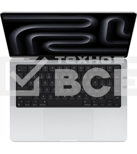 Ноутбук APPLE MacBook Pro 14 Silver (M3/8Gb/1Tb SSD/MacOS) ((MR7K3ZP/A)) нужен переходник на EU