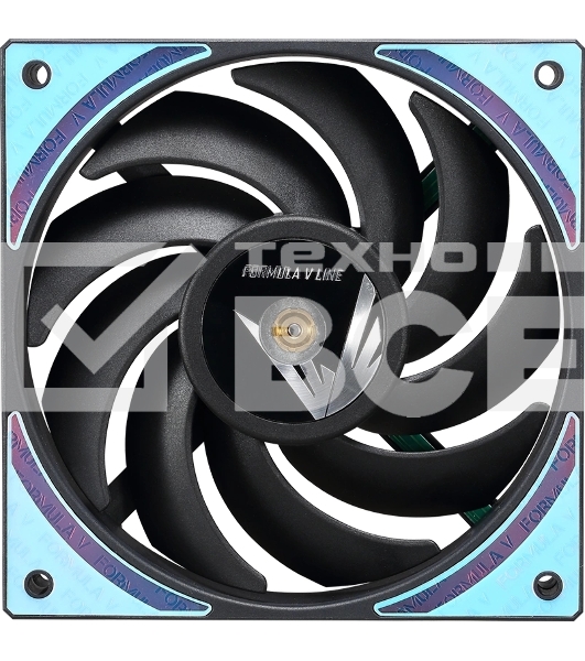 Вентилятор для корпуса Aerocool / Formula Air Bridge Plus BK ARGB черный, 120 мм, 1300 об/мин, 27.2 дБ, 4 pin