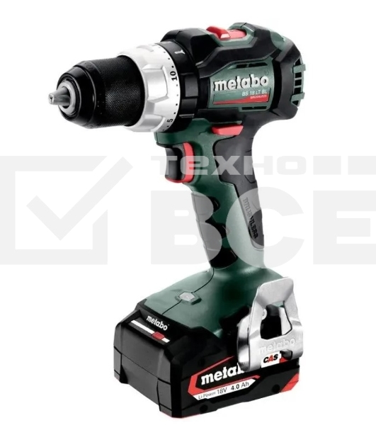 Дрель-шуруповерт Metabo BS 18 LT BL 602325500, Аккумуляторный, 18В, 2 АКБ, Кейс