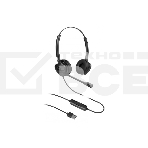 Бинауральная USB-гарнитура Fanvil, HT302-U, стерео, HD звук, USB, фото4