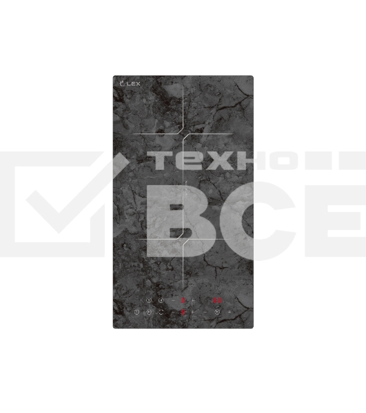 Индукционная варочная поверхность LEX EVI 320 F DS независимая, серый