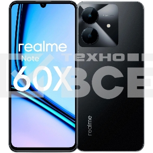 Смартфон Realme Note 60х, 4/128Gb, черный