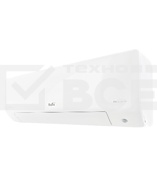 Блок внутренний сплит-системы Ballu Ice Peak DC BSPKI/in-18HN8_V4 инвертор, 18000 BTU, 55 м², 23 дБ, охлаждение, обогрев, осушение, белый