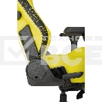 Кресло Knight Craft Dragon желтый, экокожа, 120 кг, механизм качания, фото16