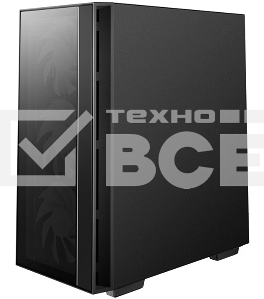 Компьютерный корпус Deepcool MATREXX 55 V4 без БП, боковое окно (закаленное стекло), 3xARGb LED 140мм вентилятора спереди, 1xARGb LED 120мм вентилятор сзади, черный, ATX