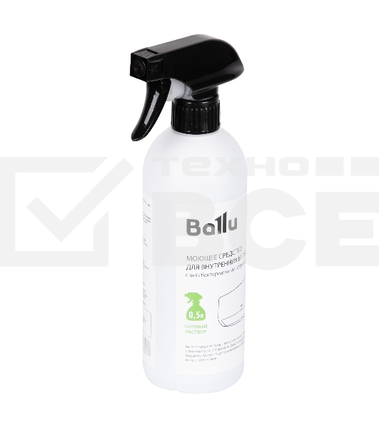 Средство моющее Ballu для внутренних блоков, готовый раствор 0,5 л.