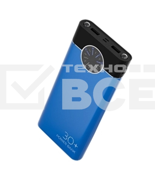 Портативный аккумулятор More choice (4610196406775) PB40-30 30000mAh Blue