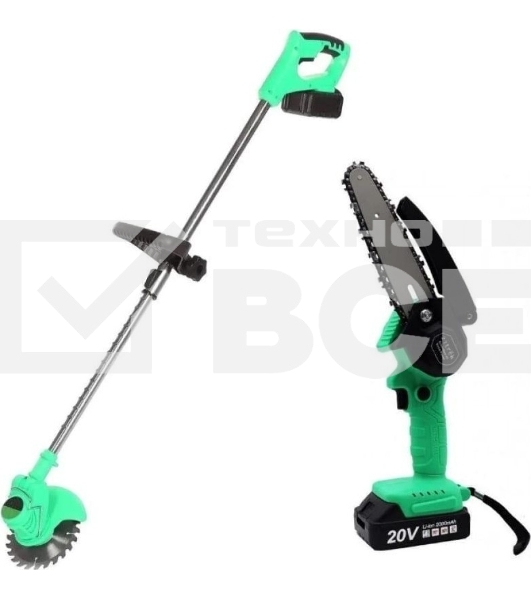 Набор аккумуляторного инструмента ZITREK (GreenCut 20, GreenSaw 20 Extra Power) 2 в 1, 2х2.0Ач
