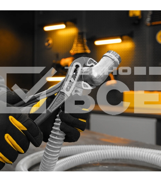 Клещи переставные Denzel обливные рукоятки, 240 мм