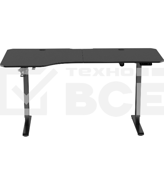 Стол игровой компьюерный Exos черн, 159x75L, высота 72-117 см