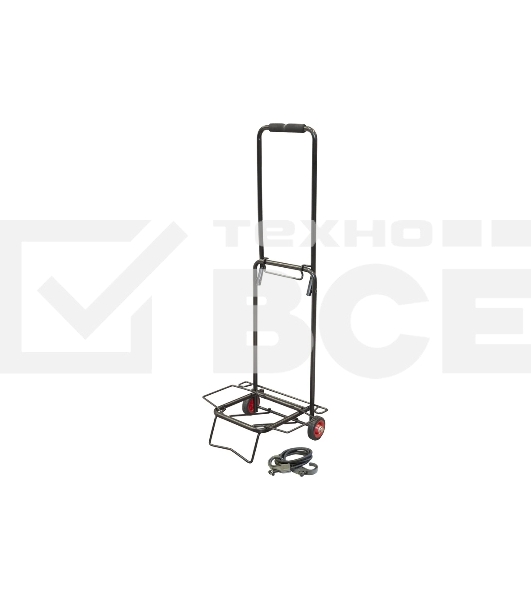 Тележка Рыжий кот BX-15ZP-2 черная, пластик. колеса (15 кг)