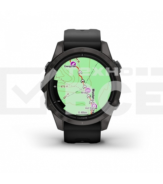 Смарт-часы Garmin Epix Pro Gen 2 Sapphire 30.4мм 1.2' AMOLED корп.черный рем.черный (010-02802-15)