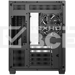 Компьютерный корпус Deepcool CG330 3F без БП, боковое окно (панорама), 3x120мм ARGB PWM вентилятора, черный, mATX, фото3