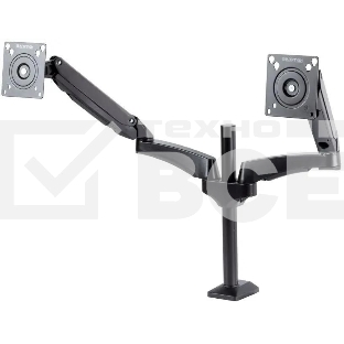 Кронштейн для мониторов ЖК Kromax OFFICE-12 черный 15'-32' макс.12кг настольный поворот и наклон
