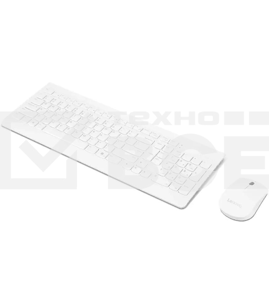 Комплект клавиатура+мышь Lenovo 510 беспроводной, USB, 1200 DPI, белый