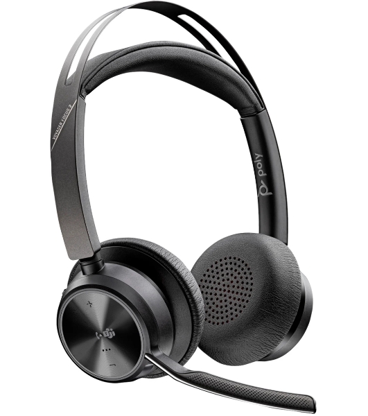 Гарнитура Plantronics Voyager Focus 2 Microsoft Teams Certified чёрный, беспроводная, Bluetooth, до 19 ч