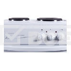 Плита электрическая Flama CE 3201 W белый, конфорок 2 шт, духовка 30 л, 50 см x 85 см x 36 см, фото3