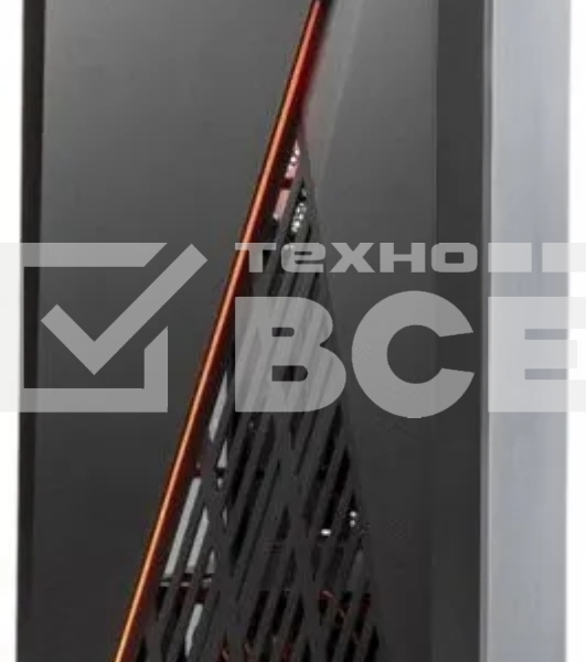 Компьютерный корпус ATX Eurocase A39 ARGb черный без БП закаленное стекло USB 3.0