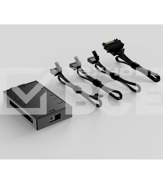 Контроллер скорости вращения вентиляторов Fan Hub ID-Cooling FH-10 PWM 10 Ports / SATA Power 