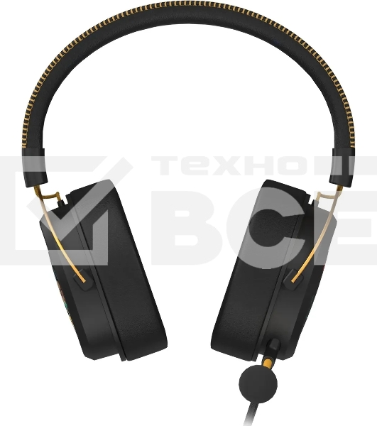 Наушники с микрофоном A4Tech Bloody M595 Renegade черный/рисунок 2.3м мониторные USB оголовье (M595)