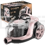 Пылесос Eurostek EVC-4508 розовый/черный, 420/2500 Вт, уборка сухая, пылесборник контейнер 3 л, фото 1
