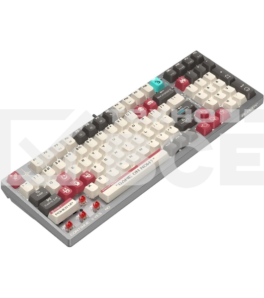 Клавиатура A4Tech Bloody S98 Pixels Red проводная USB серый/бежевый