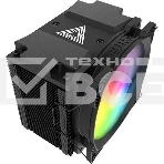 Устройство охлаждения (кулер) MONTECH Air Cooler 210 ARGB Soc-AM5/AM4/1151/1200/1700 черный 4-pin Al+Cu 210W Ret (AIR COOLER 210 ARGB), фото3