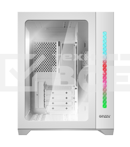 Компьютерный корпус Ginzzu V400 RGB Белый
