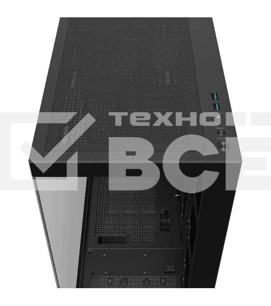 Компьютерный корпус MidiTower Deepcool CG580 black (ATX, без БП, 2xUSB3.0 Type-A) (R-CG580-BKNDA0-G-1)