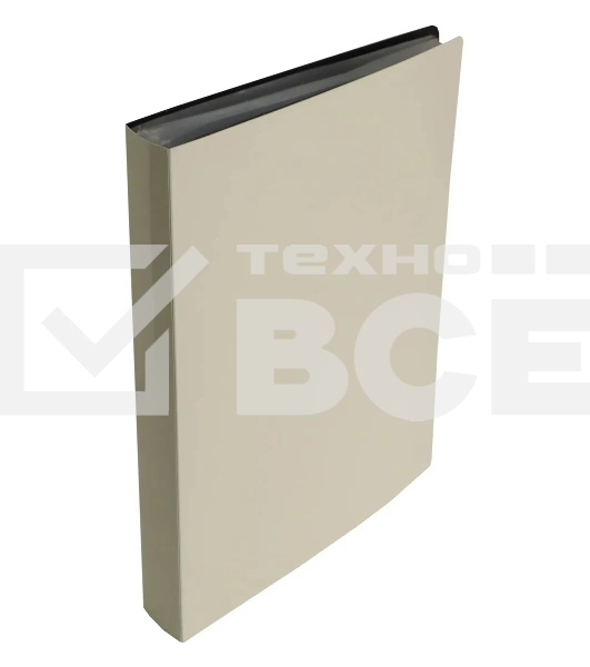 Папка с 80 прозрачными вкладками Бюрократ DeLuxe DLVBOX80MILK A4, пластик, 0.7мм, молочный в коробе