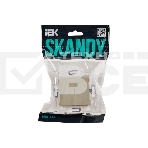 Выключатель проходной 1-кл. IEK SKANDY SK-V08B 10А с индикацией бежевый SK-V12-1-10-K10, фото2