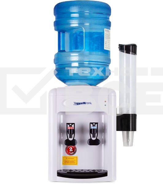 Кулер для воды Aqua Work 0.7-TWR, без нагрева, без охлаждения, белый/черный