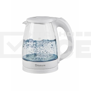 Чайник электрический Sakura SA-2733W белый, 1,7 л., 2200 Вт