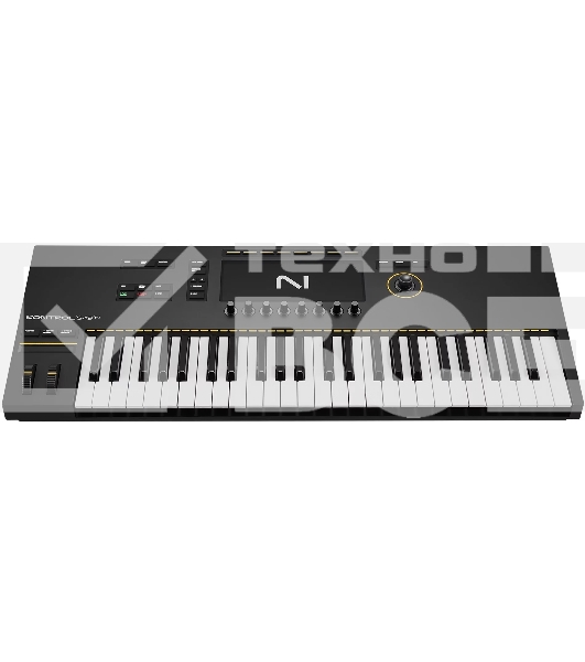 Клавиатура MIDI [29849] Native Instruments [Kontrol S49 Mk3] 49 клавиш, полувзвешенные,чувствительны к скорости нажатия с послекасанием, дисплей, 8 энкодеров, колеса высоты тона и модуляции, 4 входа для педалей, MIDI вход/выход