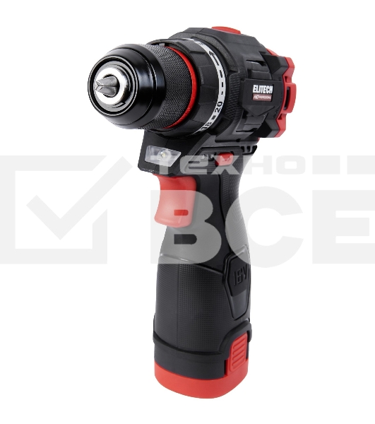 Дрель-шуруповерт Elitech CD 16L2 (E2201.039.01) 32Вт аккум. патрон:быстрозажимной (кейс в комплекте) (205715)