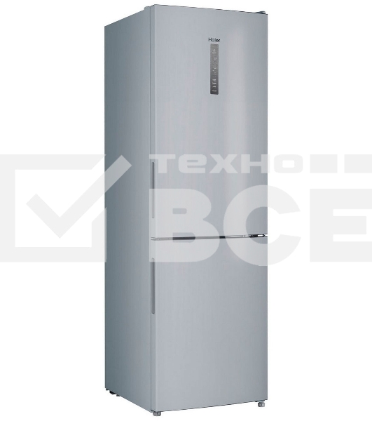 Холодильник Haier CEF535ASD серебристый двухкамерный, 241/105л, морозилка снизу, No Frost