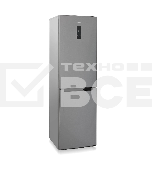 Холодильник Бирюса Б-C980NF серый металлопласт двухкамерный 240/130л морозилка снизу, No Frost