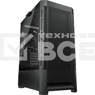 Компьютерный корпус Cougar Airface, 1x120мм Fan, без БП, черный, ATX