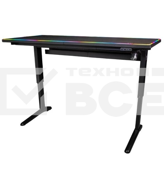 Стол игровой Thermaltake Gaming Desk Level 20 BattleStation Black, Electric, RGb, none Black, Electric, RGb, none