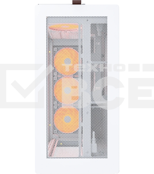 Компьютерный корпус Montech HS01 PRO белый без БП ATX 5x120мм 2xUSB 3.0 1xUSB3.1 audio