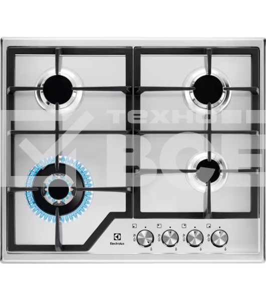 Встраиваемая газовая панель Electrolux CGS6436BX