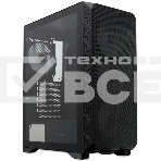 Компьютерный корпус HSPD M521, Mesh Mid Tower, черный, slide TG, 0.45 SPCC, 4x120мм ARGb ATX, mATX, mITX 160/330/184мм 2x2.5