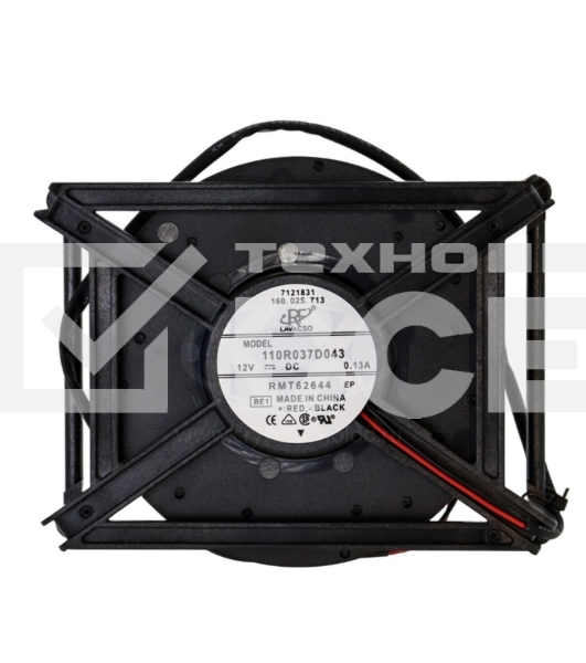 Вентилятор Indesit C00293764, 110R037D043 12V 0.13A (крепление 90х130мм)