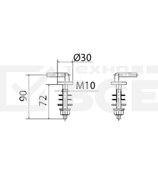 Комплект крепежей к сиденьям Виктория